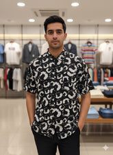 ZR HALF SLEEVE PRINTED SHIRT